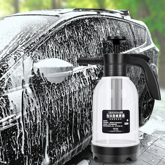 2L Gardening & Car Wash Foam Spray Can – Acid & Alkali Resistant Manual Pressure Sprayer