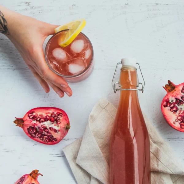 Ginger Lemon Kombucha 4-Pack — Beverages at Qihistore Shop
